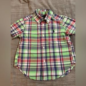 Toddler boys Ralph Lauren button down. 2/2T